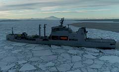 HMNZS Aotearoa Antarctic resupply mission